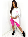 WHITE/PINK - 'ANGEL ON MY BACK'  - PREMIUM QUALITY ANGELS TEE DRESS