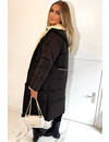 BLACK - 'JAYNE TEDDY' - PREMIUM QUALITY REVERSIBLE TEDDY COAT