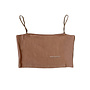 BROWN - 'CALI TOP' - BUNGEE STRAP TOP