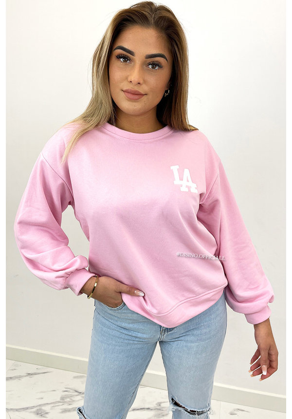 PINK - 'LA ON MY BACK' - PREMIUM QUALITY SWEATER