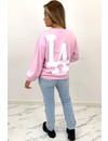 PINK - 'LA ON MY BACK' - PREMIUM QUALITY SWEATER