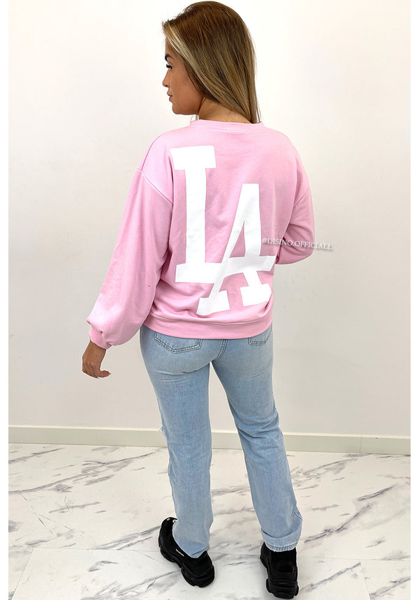 PINK - 'LA ON MY BACK' - PREMIUM QUALITY SWEATER