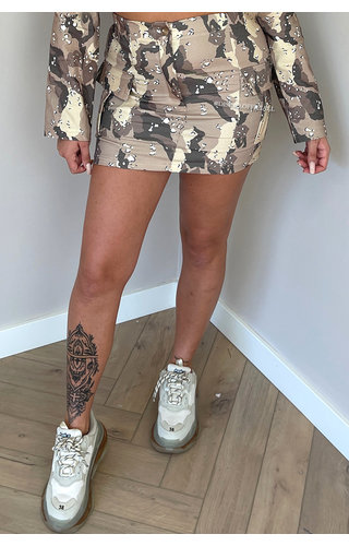 BEIGE - 'LEXXY SKIRT' - PREMIUM QUALITY INSPIRED CARGO SKIRT BEIGE - 'LEXXY SKIRT' - PREMIUM QUALITY INSPIRED CARGO SKIRT