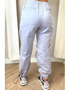 GREY - 'ROXY' - PARACHUTE CARGO PANTS