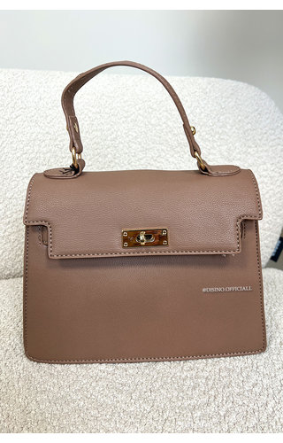 TAUPE - 'MONTE CARLO' - INSPIRED DESIGNER BAG 