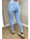 REDIAL - LIGHT BLUE - PERFECT HIGH WAIST SKINNY JEANS - 8267