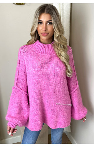 CANDY PINK - 'HEAVEN KNIT' - EXTRA OVERSIZED INSPIRED PREMIUM QUALITY KNIT CANDY PINK - 'HEAVEN KNIT' - EXTRA OVERSIZED INSPIRED PREMIUM QUALITY KNIT