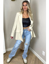 BEIGE - 'BIBI BLAZER' - OVERSIZED BOYFRIEND BLAZER