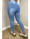 REDIAL - LIGHT BLUE - PERFECT HIGH WAIST SKINNY JEANS - 8238