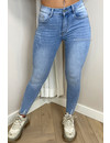 REDIAL - LIGHT BLUE - PERFECT HIGH WAIST SKINNY JEANS - 8238