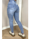 QUEEN HEARTS JEANS - LIGHT BLUE - PERFECT HIGH WAIST SKINNY JEANS - 962