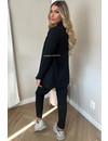 BLACK - 'YAEL SET' - TWO PIECE CLASSY BLAZER + PANTALON SET