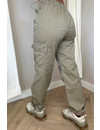 KHAKI GREEN - 'JESSIE PARACHUTE CARGO' - PREMIUM QUALITY CARGO PANTS