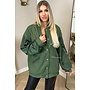 ARMY GREEN - 'OVERSIZED BOMBER' - INSPIRED OVERSIZED BOMBER JACKET