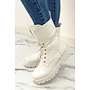 WHITE - 'BEAU' - PREMIUM QUALITY BIKER VETER BOOTS
