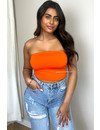 ORANGE - 'BIBI V2' - PREMIUM QUALITY BANDEAU TOP