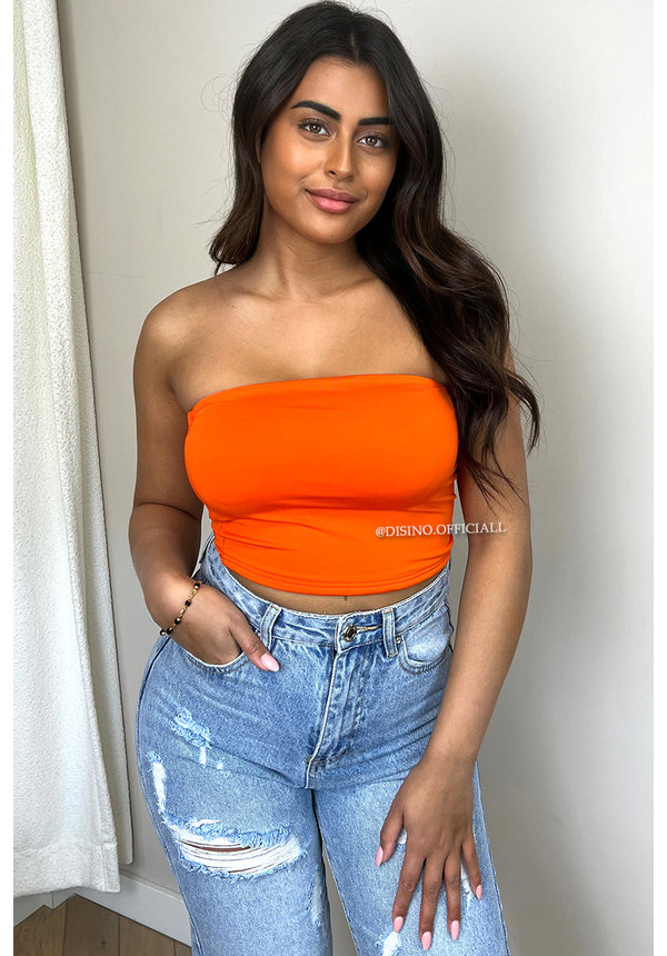 ORANGE - 'BIBI V2' - PREMIUM QUALITY BANDEAU TOP