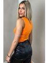 ORANGE - 'NOVA BASIC TOP' - SEAMLESS HEMD TOP