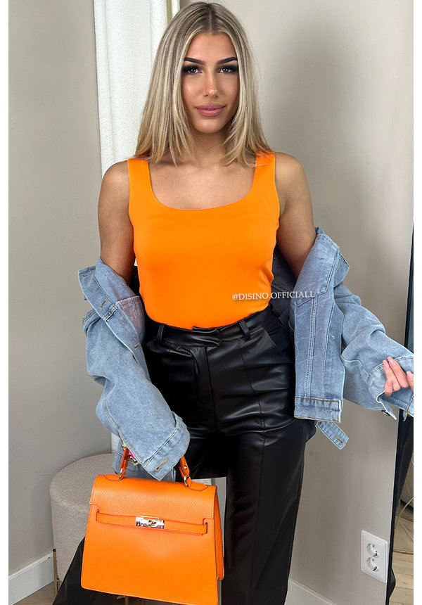 ORANGE - 'NOVA BASIC TOP' - SEAMLESS HEMD TOP