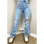LIGHT BLUE - 'MIAMI' - EXTRA LONG SUPER STRETCH STRAIGHT LEG JEANS