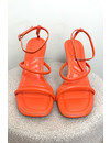 ORANGE - 'LOIS HEELS' - SOFT FEET-BED INSPIRED HEELS