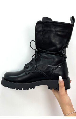 BLACK - 'BEAU' - PREMIUM QUALITY BIKER VETER BOOTS BLACK - 'BEAU' - PREMIUM QUALITY BIKER VETER BOOTS