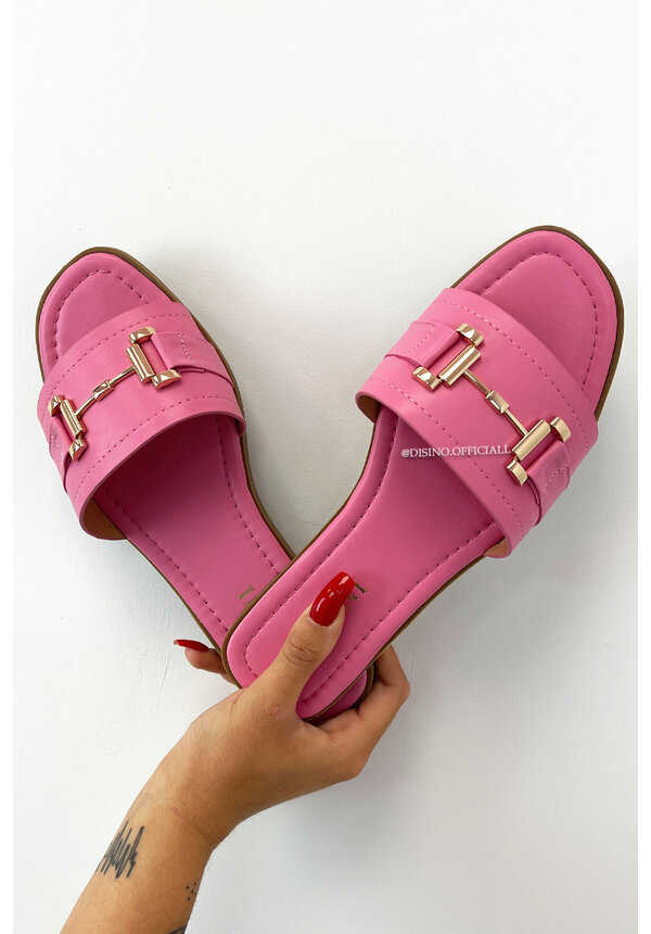 PINK - 'JENNY SLIDERS' - INSPIRED SLIPPERS