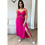 FUCHSIA - 'JASMINE DRESS' - SUMMER SPLIT MAXI DRESS