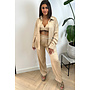 CAMEL - 'SIENNA LONG' - LINNEN 3 PIECE PANTS + BLOUSE SET