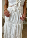 WHITE - 'BLISS' - PREMIUM QUALITY MAXI BRODERIE DRESS