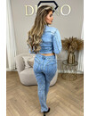 BLUE - 'VALENTINA JEANS' - PREMIUM QUALITY MUG INSPIRED SKINNY JEANS