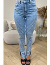 BLUE - 'VALENTINA JEANS' - PREMIUM QUALITY MUG INSPIRED SKINNY JEANS