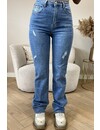 BLUE - 'MONTANA' - EXTRA LONG SUPER STRETCH STRAIGHT LEG JEANS