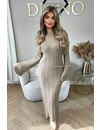 CAMEL - 'TANYA DRESS' - PREMIUM QUALITY SOFT TOUCH KNITTED DRESS