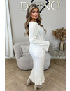 IVORY - 'TANYA DRESS' - PREMIUM QUALITY SOFT TOUCH KNITTED DRESS