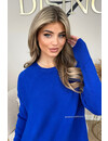 ROYAL BLUE - 'CHRISTINE' - PREMIUM QUALITY OVERSIZED COMFY DRESS