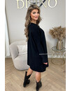 BLACK - 'CHRISTINE' - PREMIUM QUALITY OVERSIZED COMFY DRESS