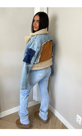 BLUE - LIMITED EDITION DENIM LAMMY COAT