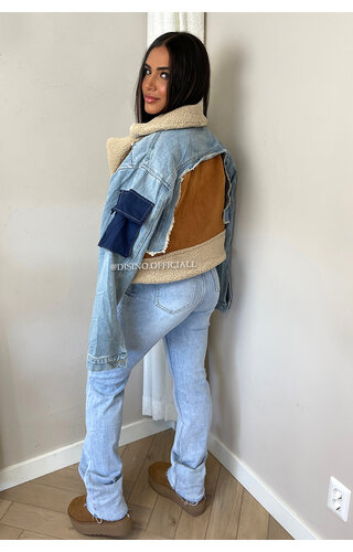 BLUE - LIMITED EDITION DENIM LAMMY COAT 