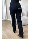 BLACK - 'BEVERLY' - EXTRA LONG SUPER STRETCH STRAIGHT LEG JEANS