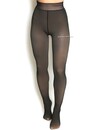 BLACK - 'FLEECE MAGIC PANTY V2' - FLEECE WARM GEVOERDE THERMO PANTY