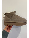 TAUPE - 'REAL LEATHER UGGIES' - HIGH PLATEAU INSPIRED BOOTS