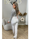 BEIGE - 'NORA' - SPARKLE ONE ARM ALL OVER SEQUIN TOP