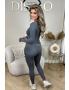 GREY - 'KOURTNEY JUMPSUIT' - SEAMLESS PERFECT FIT JUMPSUIT