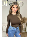 CHOCO - 'KRISTEL' - ROUND NECK PERFECT FIT BODYSUIT