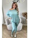 MINT GREEN - 'KAYLEE' - FASHIONABLE SOFT COMFY SET