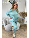 MINT GREEN - 'KAYLEE' - FASHIONABLE SOFT COMFY SET