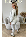 BEIGE - 'KAYLEE' - FASHIONABLE SOFT COMFY SET