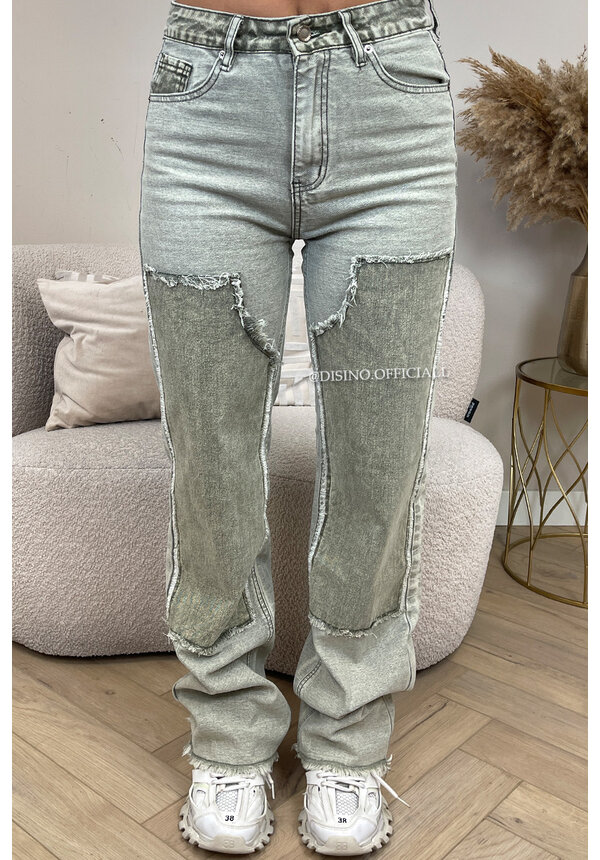 GREEN - 'CARPENTER JEANS' - EXCLUSIVE STRAIGHT LEG JEANS