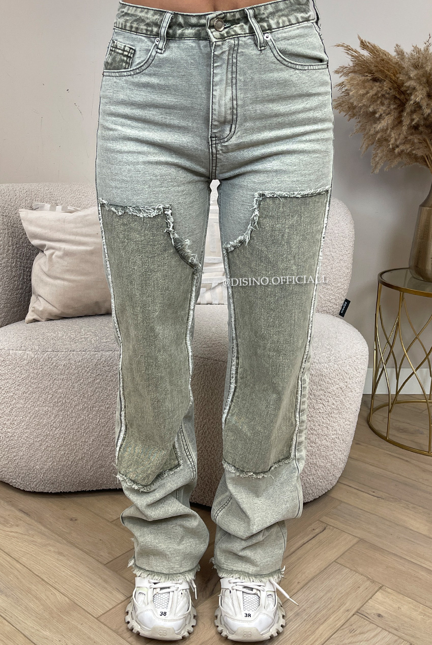 GREEN 'CARPENTER JEANS' EXCLUSIVE STRAIGHT LEG JEANS DISINO